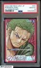 2022 One Piece OP01 EN Alternate Art #001 Roronoa Zoro PSA 10 GEM MINT