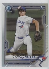 2021 Bowman Draft Chrome Refractor Chad Dallas #BDC-23 0k26