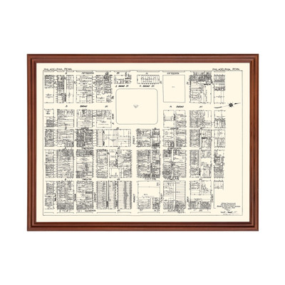 Old Map of Philadelphia, PA 1929 - Vintage Philadelphia Penn