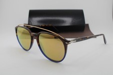 NEW PERSOL P3159-S 9045/W4 TERRA E OCEANO HAVANA BLUE AUTHENTIC SUNGLASSES 55-19