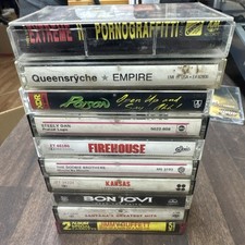 Cassette Tape Lot of 10 Tapes 80s 90s Poison,...