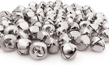 Jingle Bells 1-Inch/ 25Mm Metal Craft Bells, Christmas Tree Bells, for Holiday H