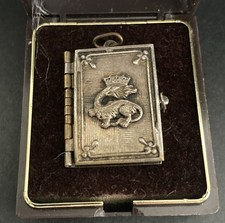 SELTENER VINTAGE STERLINGSILBER FOTOBUCH ANH�...