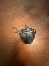 Sterling Silver Webster Co Antique Teapot Figural Shaped Tea Strainer Infuser