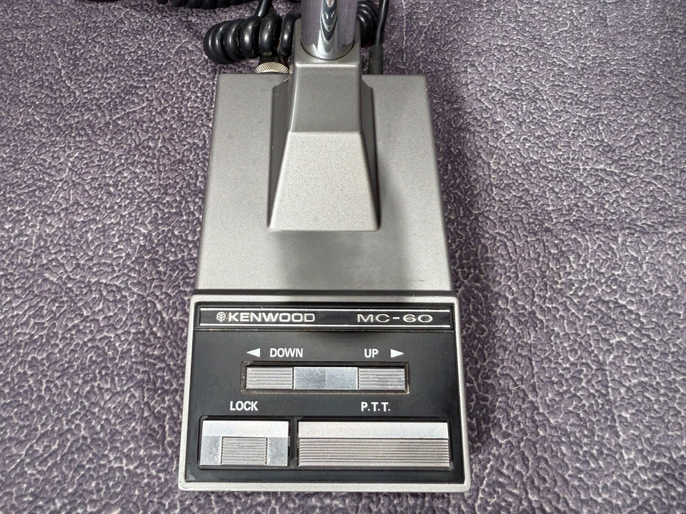 Vintage Kenwood MC-60 PTT Schreibtisch Amateurfunk Transceiver dynamisches Mikrofon Mic - Bild 4 von 4