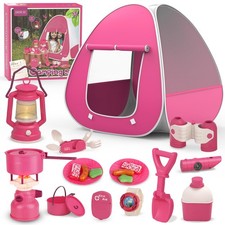 Kids Camping Set with Tent - Pop Up Tent, Kids Play Tents Outdoor Toys Campin...