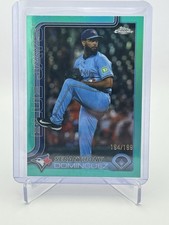 Topps 2025 Chrome Update Seranthony Dominguez Teal Refractor /199 Blue Jays