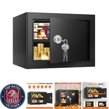 Heavy-Duty Steel Fireproof Safe with Removabl...