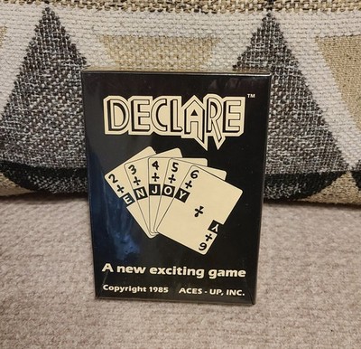 DECLARE POKER GAME ACES-UP INC. 1985 SEALED