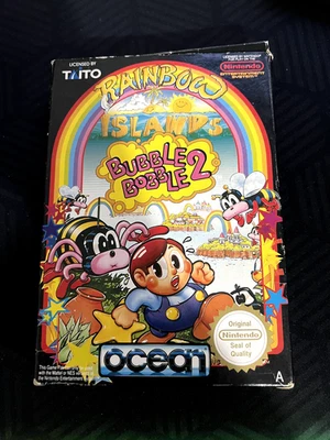 Nintendo NES Rainbow Islands Bubble Bobble 2 Boxed with Manual P27 - Image 1 of 4