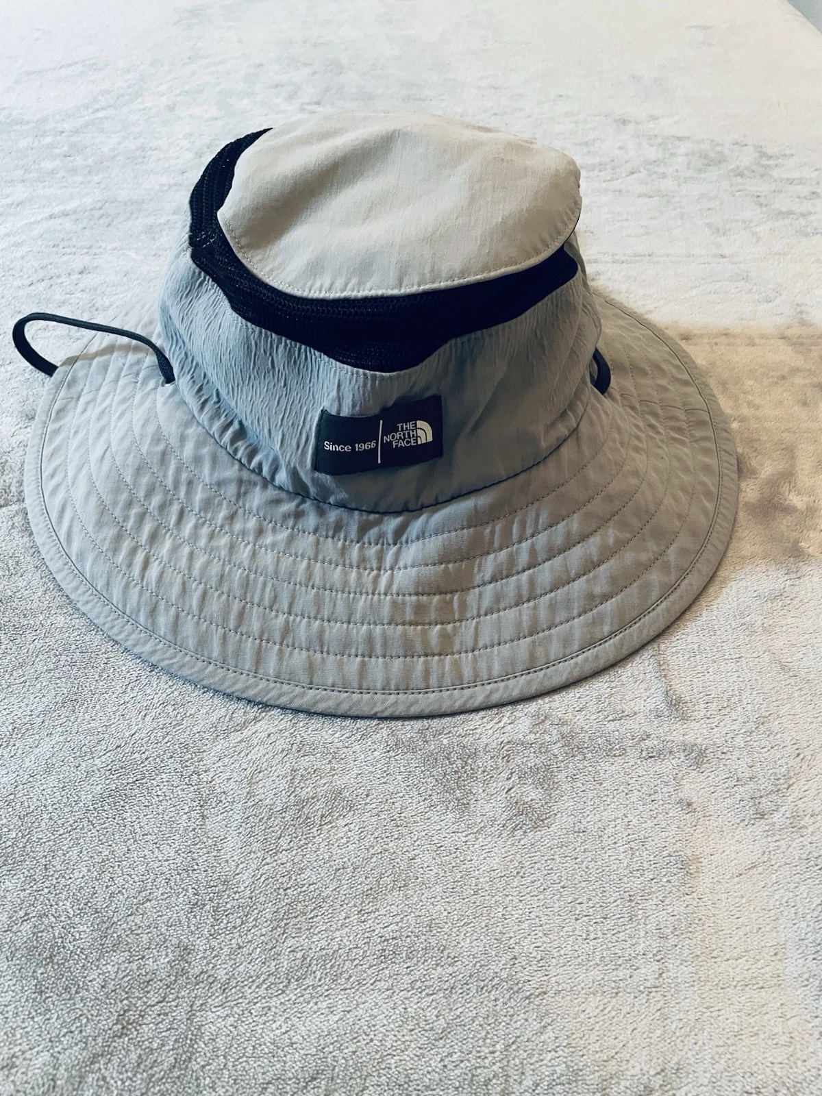 The North Face Bucket Hat Unisex S/M Gray Sun Bucket Boonie Fish