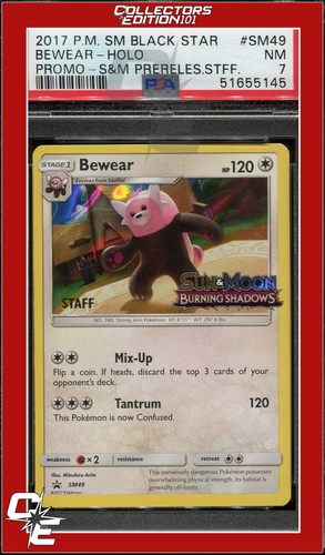 Bewear graded PSA 7 for sale on eBay