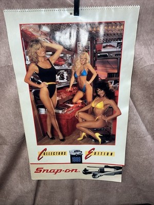 Rare Vintage 1989 SNAP-ON TOOLS Collectors Edition Pinup Girl Swimsuit Calendar