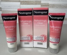 2pk Neutrogena Refreshingly Clear Oil Free Moisturizer Salicylic Acid 50ml NEW
