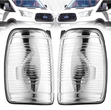 2X Wing Mirror Indicator Lens Light Left & Right For FORD Transit Mk8 2019-On