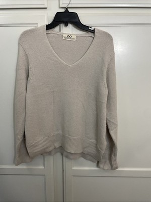Sminfinity Cashmere Cotton Blend V neck Sweater Sz.Xs