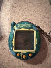 Vintage 2004 Tamagotchi Connection V3 Green Frog Tested Working Lanyard