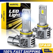 4PCS LED Headlight 9005 HB3 Bulbs 28000LM 80W 6500K High Low Beam High Low Beam