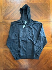 GAP Men's Full Zip Fleece Logo Hoodie Medium True Black New With Tags