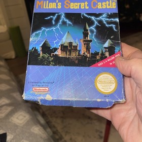 Milon's Secret Castle for NES Nintendo Complete In Box. Box Rough . Tested