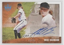 2022 Panini Diamond Kings DK Signatures Holo Blue 14/25 Mike Baumann Auto 0c6