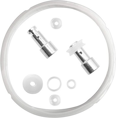 Anillo de Silicona Transparente y Valvula para Olla a Presion 5 6 Cuartos