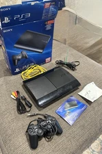 Sony PlayStation 3 Black 2012 With 5 Games, Wireless Controller, Box And Cords