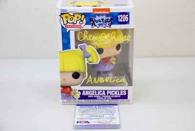 Funko Pop Rugrats Angelica Pickles #1206 Signed By Cheryl Chase PSA COA Auto