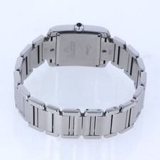 CARTIER Tank Fran aise MM Date Watch W51011Q3 Boys Stainless Steel Silver Boys U 6