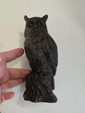 VINTAGE RED MILL MFG USA Owl FIGURINE HANDCRAFTED