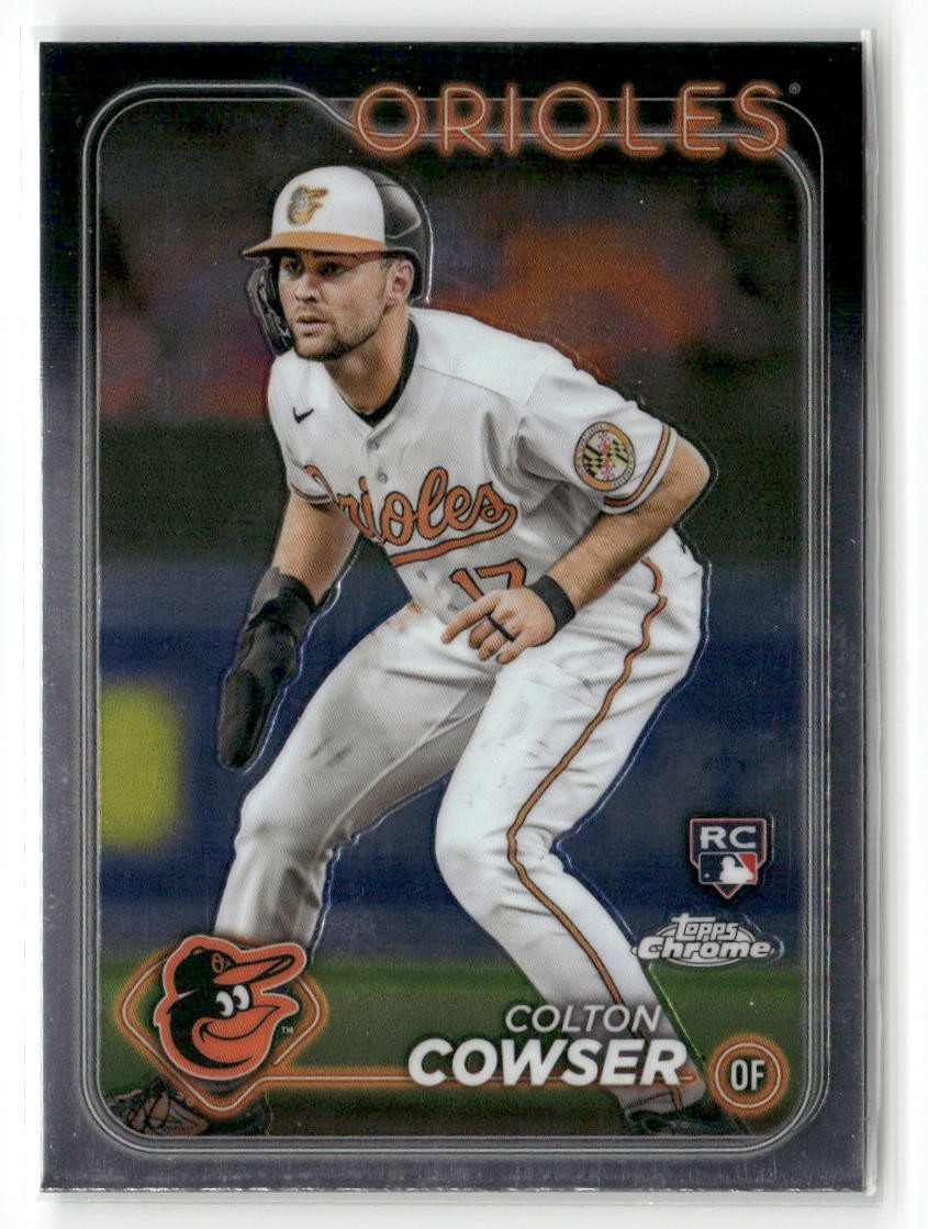 2024 Topps Chrome #278 Colton Cowser RC ROOKIE ORIOLES