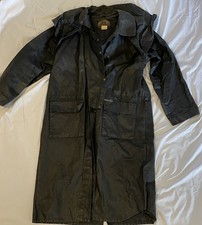 Bushtrader Lowrider Black Duster Jacket Size L See Pics Detail/WEAR