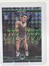 2024-25 Panini Mosaic - Jam Masters Zach Edey #6 Green Mosaic Prizm (RC)