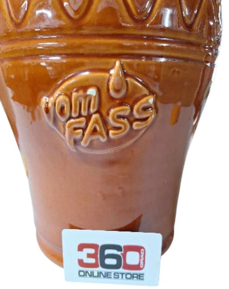 Öltopf Essigtopf Keramiktopf vom Fass - Bild 2 von 3