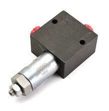 Hydac 02056007 3/8" Inline Valve Block / Manifold Body & DB4E-012-200V Valve