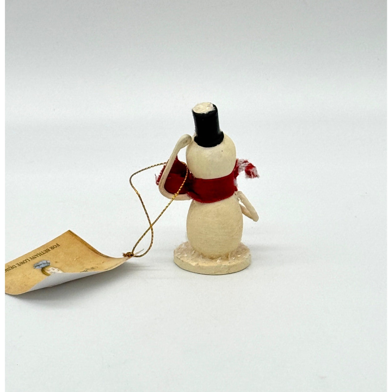 Bethany Lowe Snowman with Candy Canes Christmas Figurine NEW