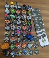 HEROCLIX X of Swords set completo CUR 001-044 con osso nero S001-004 + altro