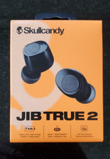 New Skullcandy Jib True 2 Wireless In-Ear Bluetooth Headphones Black S1JTW-P740