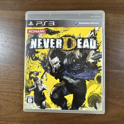 NEVER DEAD PS3 PlayStation 3 KONAMI Action Video Game BLJM-60354 W/Case