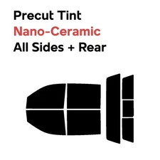 Precut Window Film Ceramic Tint for Chevrolet Silverado 2500 2020-2026 Crew Cab