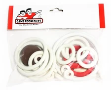 Gottlieb Now Pinball Machine Replacement Repair Rubber Ring Kit White