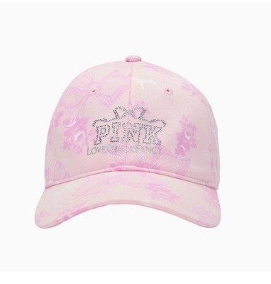 PINK x LoveShackFancy - Beaux Icons Baseball Hat - One Size  display picture 2
