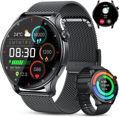 2025 Smart Watch For Men/Women, Waterproof Smartwatch Bluetooth Samsung