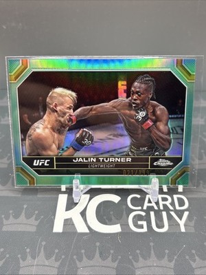 2024 Topps Chrome UFC - Jalin Turner #88 Aqua Refractor /199