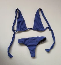 Acacia Swim BLAKE Top & BRAZIL Bottom Set - Sapphire - Small