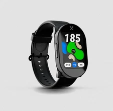 Blue Tees Playmaker + GPS Golf Watch 42,000 Pre-Loaded Courses Black