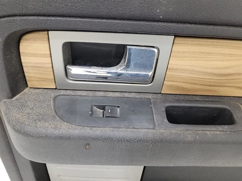 2011 2012 FORD F150 RIGHT RH REAR DOOR TRIM PANEL BLACK WOOD GRAIN Foto 2 de 4