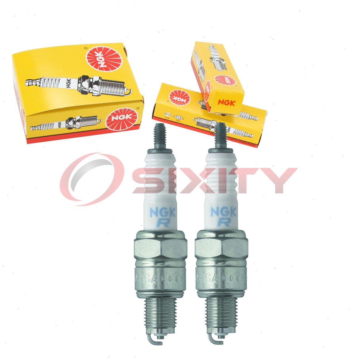 2 pc NGK 7840 CR5HSA Standard Spark Plugs for U17F U16FSR-U U16FSR-L U16FS-U hd