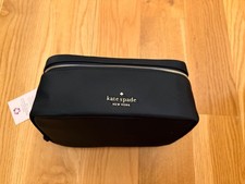 Kate Spade New York Chelsea Travel black cosmetic bag, case NWT