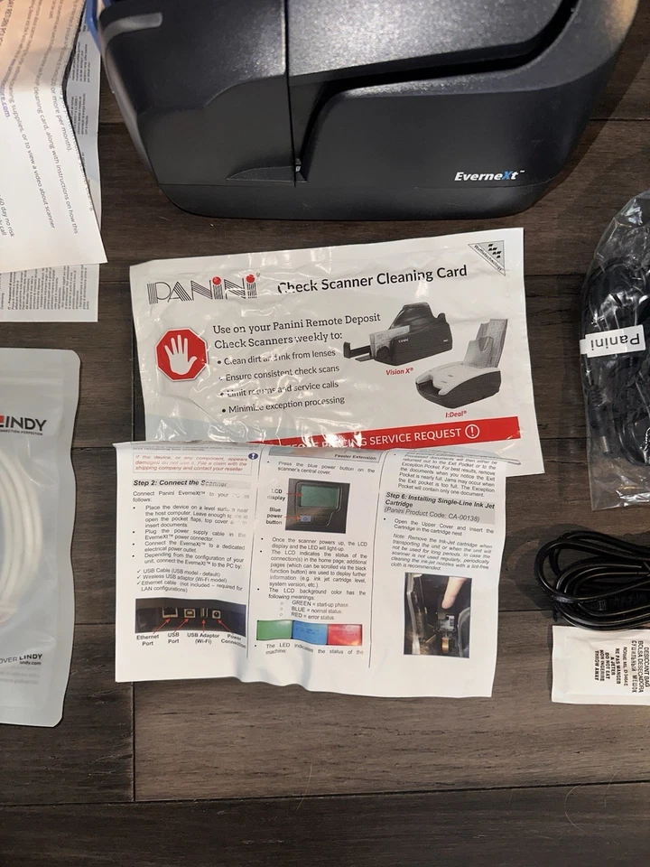 Panini Evernext  Interface Automatic Check and ID Scanner - Image 3 of 4